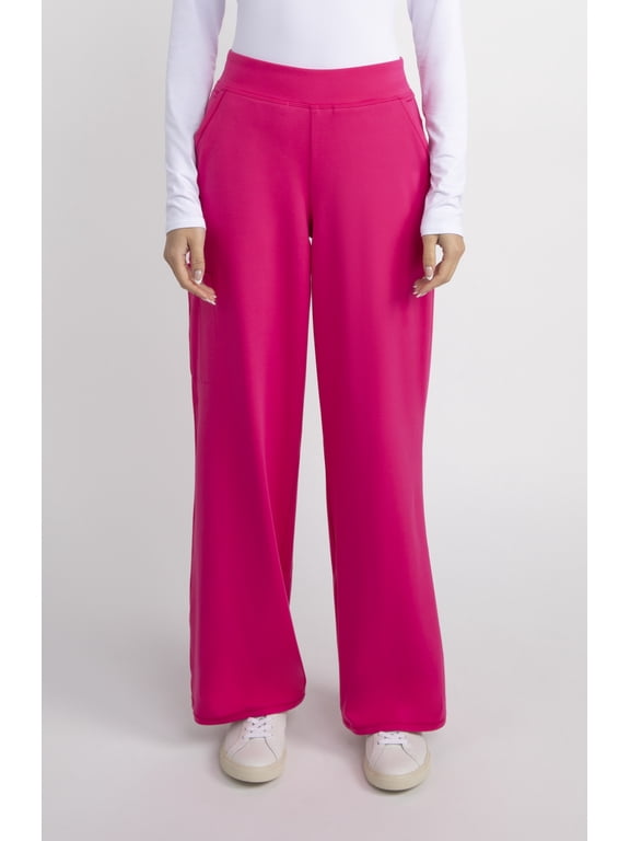 Wide Leg Pull-On Cargo Scrub Pant, 2-Way Stretch, Sizes XS-2XL