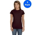 thumbnail image 1 of Gildan Womens 4.5 oz. SoftStyle Junior Fit T-Shirt 3 Pack, 1 of 2
