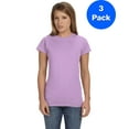 thumbnail image 1 of Gildan Womens 4.5 oz. SoftStyle Junior Fit T-Shirt 3 Pack, 1 of 2