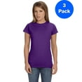 thumbnail image 1 of Gildan Womens 4.5 oz. SoftStyle Junior Fit T-Shirt 3 Pack, 1 of 2