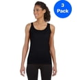 thumbnail image 1 of Gildan Womens 4.5 oz. SoftStyle Junior Fit Tank Top 3-Pack, 1 of 2