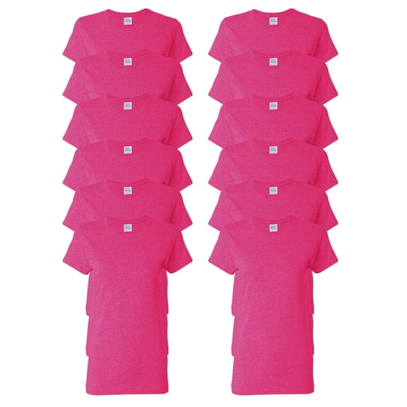 Gildan Womens 5.3 oz. Heavy Cotton Missy Fit T-Shirt, Pack of 12