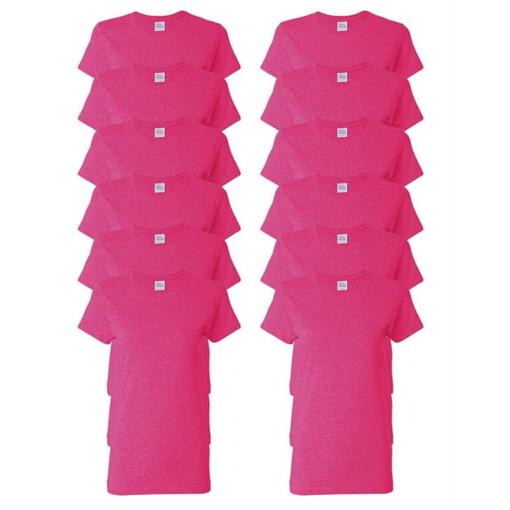 Gildan Womens 5.3 oz. Heavy Cotton Missy Fit T-Shirt, Pack of 12