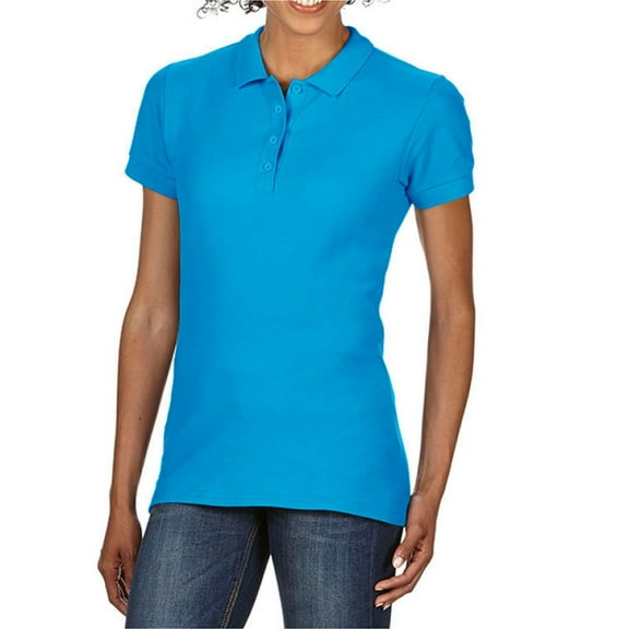 Gildan Womens Double Piqué Polo Shirt