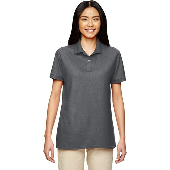 Gildan Womens DryBlend 6.3 oz. Double PiquÃ© SporT-shirt G728L Charcoal 3XL