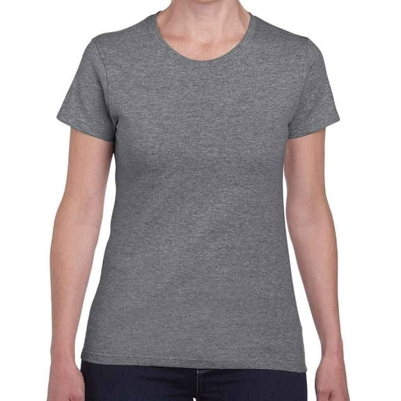 Gildan Womens Heather Cotton Heavy T-Shirt