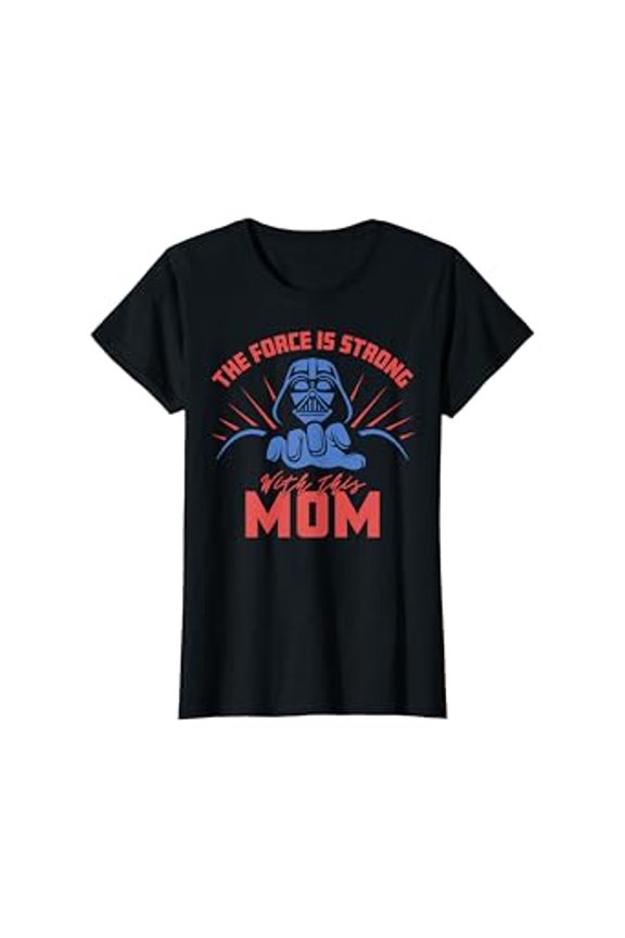 Womens Hero Mother'S Day Vader Force Is Strong With This Mom Hot Trending T-Shirt Unisex S To 5Xl