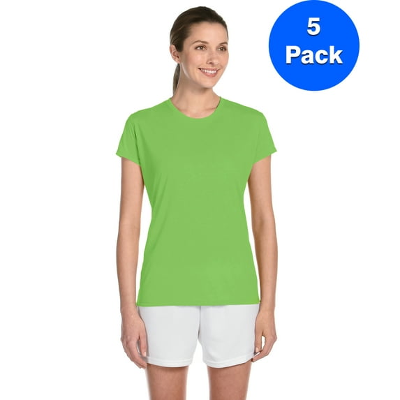 Gildan Womens Performance T-Shirt 5-Pack