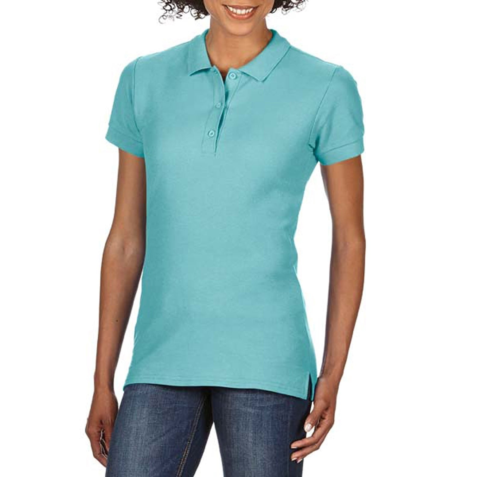 Gildan women's polo shirts sale