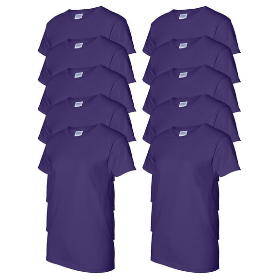 Gildan Womens Preshrunk Seamless T-Shirt, Pack of 10