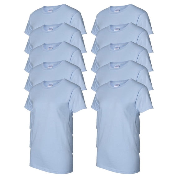 Gildan Womens Preshrunk Seamless T-Shirt, Pack of 10