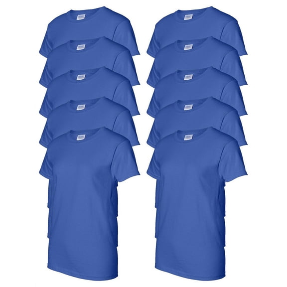 Gildan Womens Preshrunk Seamless T-Shirt, Pack of 10