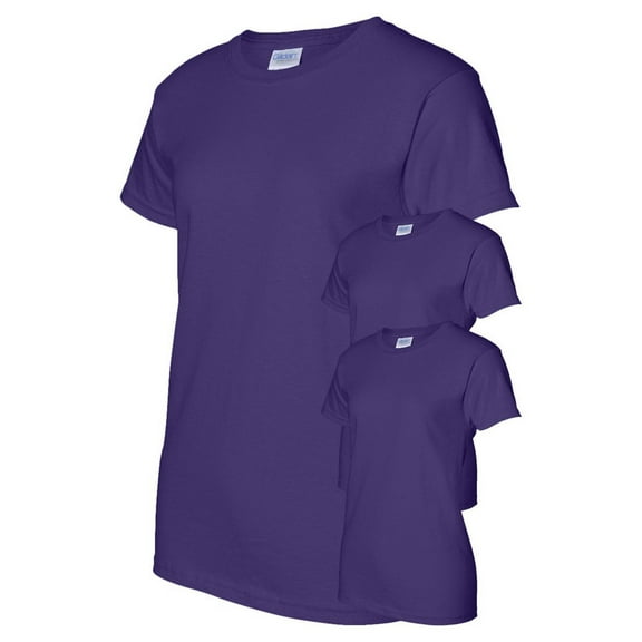 Gildan Womens Preshrunk Seamless T-Shirt, Pack of 3
