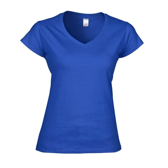 Gildan Womens Soft Style V Neck T-Shirt