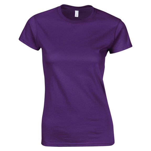 Gildan Womens Softstyle Plain Ringspun Cotton Fitted T-Shirt