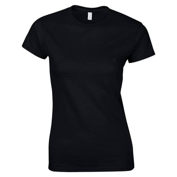 Gildan Womens Softstyle Plain Ringspun Cotton Fitted T-Shirt