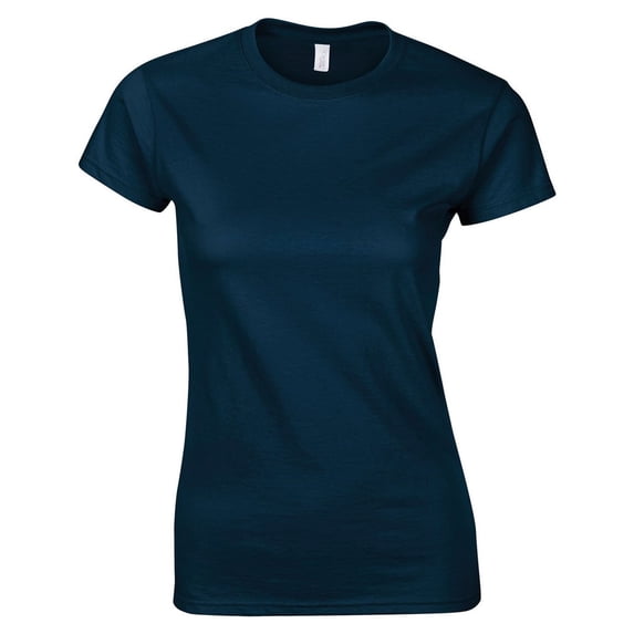 Gildan Womens Softstyle Plain Ringspun Cotton Fitted T-Shirt