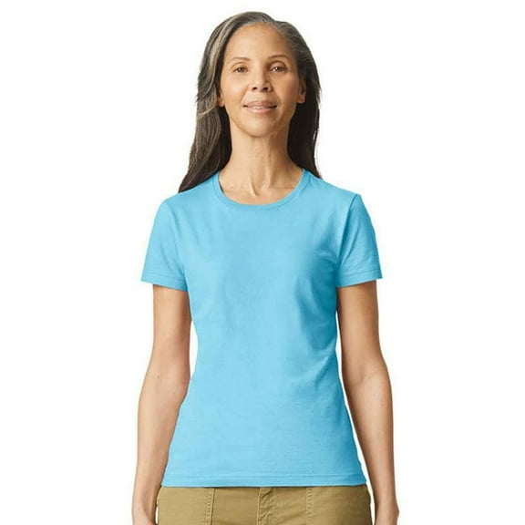 Gildan Womens Softstyle Plain Ringspun Cotton Fitted T-Shirt