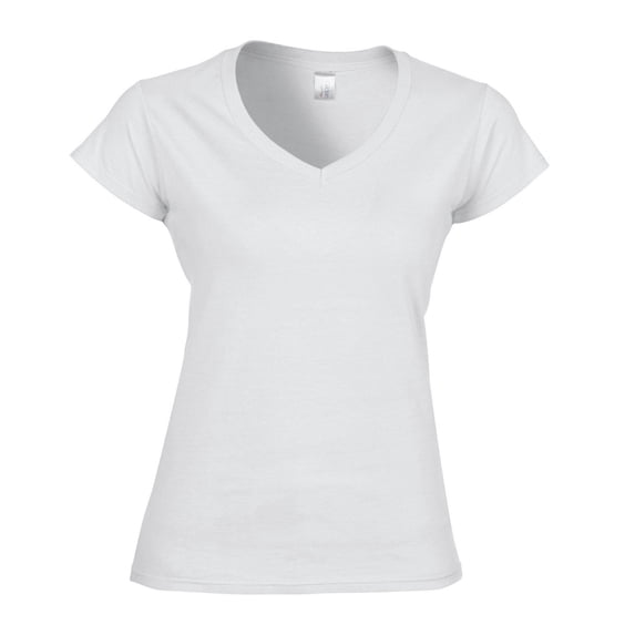 Gildan Womens Softstyle V Neck T-Shirt