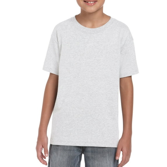 Gildan Youth DryBlend T-Shirt, L, Ash