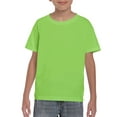 thumbnail image 1 of Gildan Youth DryBlend T-Shirt, L, Lime, 1 of 3
