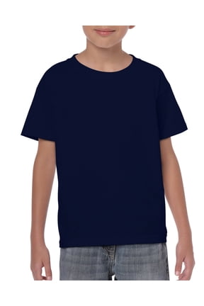 Youth DryBlend T-Shirt, L, Navy