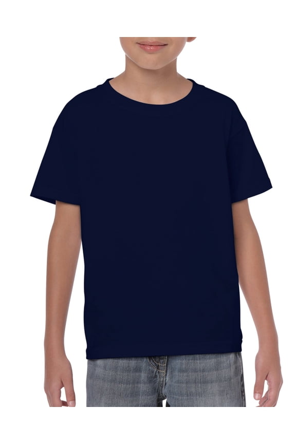 Youth DryBlend T-Shirt, L, Navy