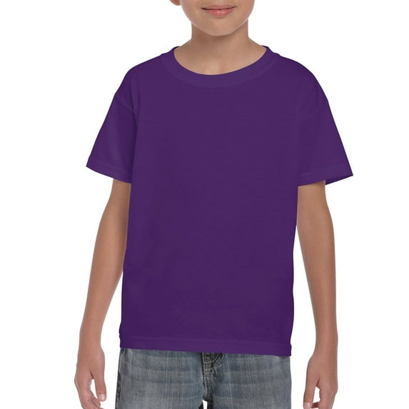 Gildan Youth DryBlend T-Shirt, L, Purple