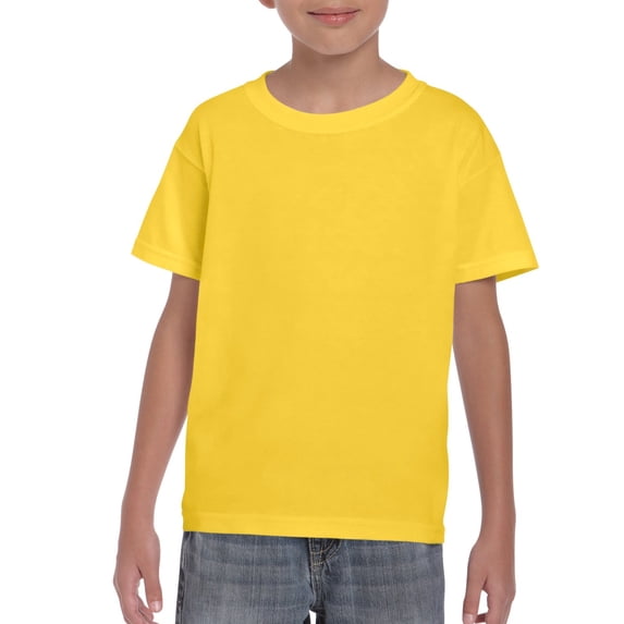 Gildan Youth DryBlend T-Shirt, M, Daisy