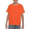 thumbnail image 1 of Gildan Youth DryBlend T-Shirt, M, Orange, 1 of 3