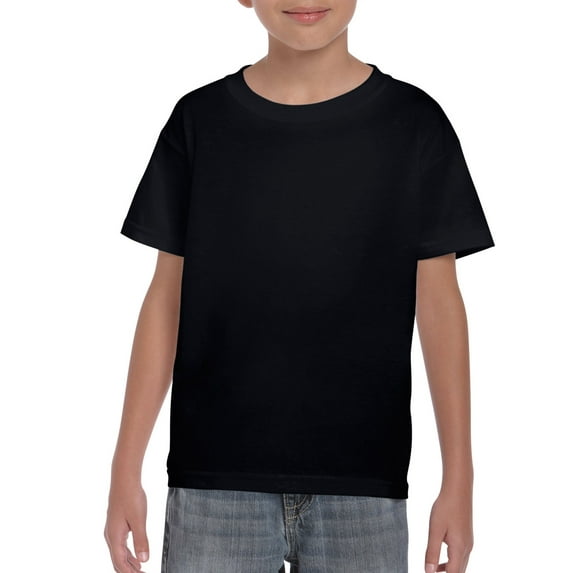 Gildan Youth DryBlend T-Shirt, S, Black