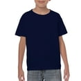 thumbnail image 1 of Gildan Youth DryBlend T-Shirt, XS, Navy, 1 of 3