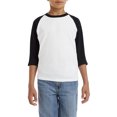 thumbnail image 1 of Gildan Youth Heavy Cottonâ„¢ 5.3 oz. 3/4-Raglan Sleeve T-Shirt - G570B, 1 of 1