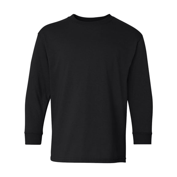 T-Shirts - Long Sleeve Heavy Cotton Youth Long Sleeve T-Shirt