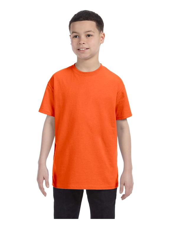 Youth Heavy Cotton Short Sleeve T-Shirt (Boy's)