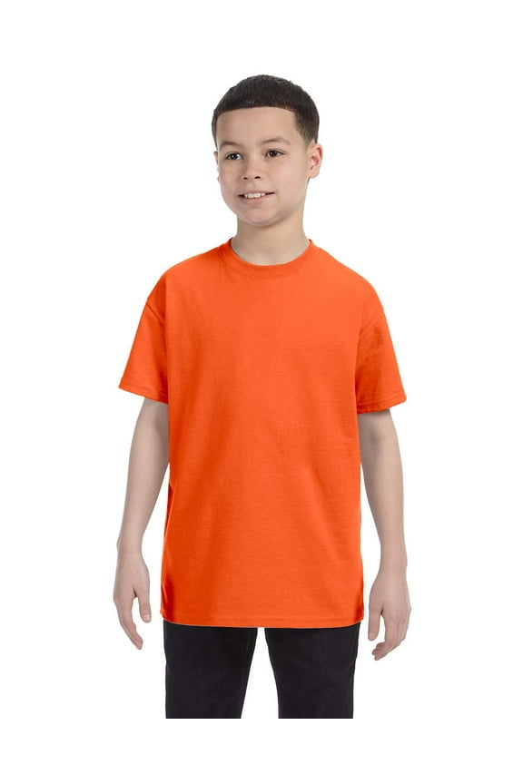 Youth Heavy Cotton Short Sleeve T-Shirt (Boy's)
