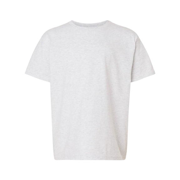 Gildan Youth Heavy Cotton Short Sleeve T-Shirt Craft and DIY Crew Tees (Ash, L)