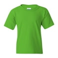 thumbnail image 1 of Gildan Youth Heavy Cotton Short Sleeve T-Shirt Craft and DIY Crew Tees (Electric Green, M), 1 of 8