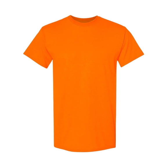 Gildan Youth Heavy Cotton Short Sleeve T-Shirt Craft and DIY Crew Tees (Safety Orange, M)