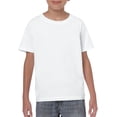 thumbnail image 1 of Gildan Youth Heavy Cotton T-Shirt, Style G5000B, 2-Pack Small White, 1 of 3