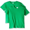 thumbnail image 1 of Gildan Youth Heavy Cotton T-Shirt, Style G5000B, 2-Pack X-Small Irish Green, 1 of 1