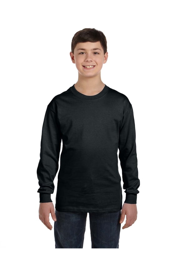 Youth Heavy Cotton Long-Sleeve T-Shirt