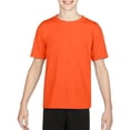 thumbnail image 1 of Gildan Youth Perf Tee Orange, 1 of 2