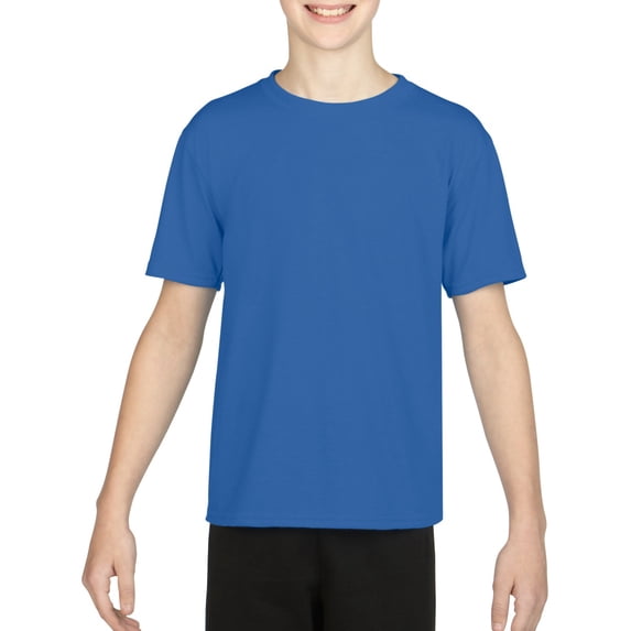 Gildan Youth Perf Tee Royal