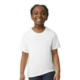 thumbnail image 1 of Gildan Youth Softstyle Cotton T-Shirt, Kids Short Sleeve Crewneck Shirt, White Tee, Size S, 1 of 5