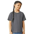thumbnail image 1 of Gildan Youth Softstyle T-Shirt, 100% Ring-Spun Cotton Short Sleeve Crew Neck Kids Tee (Charcoal, L), 1 of 8