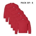 thumbnail image 1 of Gildan - Youth Sweatshirt, Soft Fleece Pullover for Kids | Red Heavy Blend Sweater 8 oz. 50/50 cotton/polyester, Pack of 6 - L Size, 1 of 5