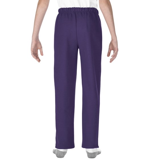 Gildan Yth OpenBtm Pant Purple