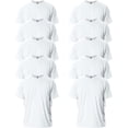 thumbnail image 1 of Gildan men's Heavy Cotton T-shirt, Style G5000,3XL Size,White Color,Pack of 10, 1 of 5
