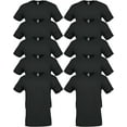 thumbnail image 1 of Gildan men's heavy cotton t-shirt, style G5000, 10-pack,Black, 1 of 6
